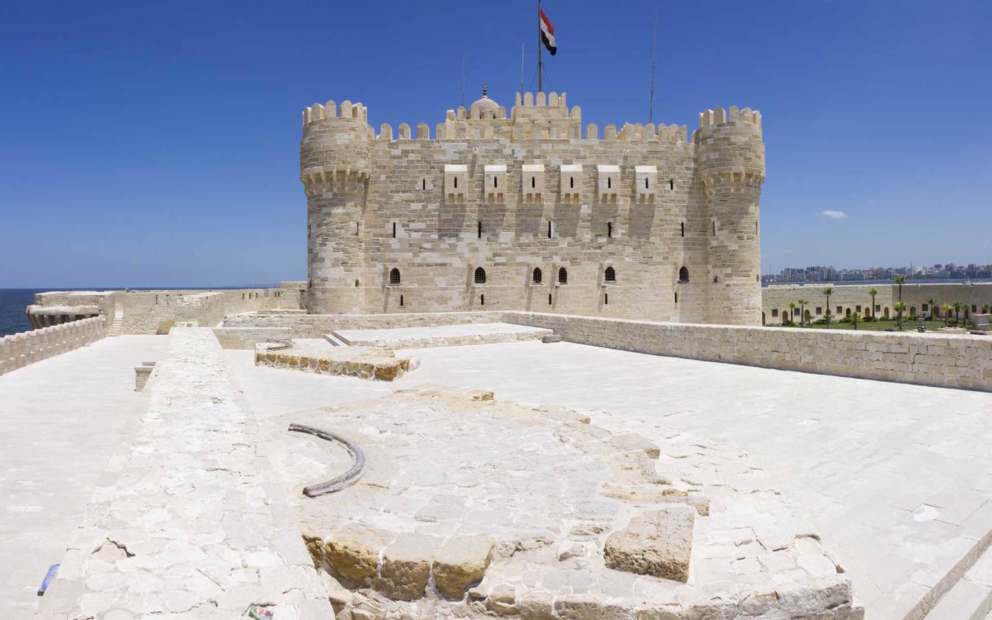 Alexandria. Citadel of Quaitbay.