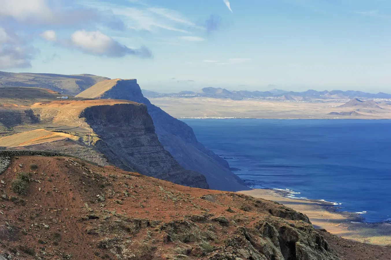 Lanzarote. Coast Risco de Famara.