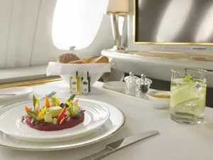 Vegan cuisine on board Emirates