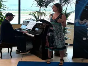 Trapani airport is equipped with a piano