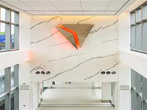The renovated Terminal C of New York's LaGuardia Airport
