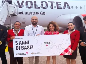 Volotea celebra 5 anni a Olbia