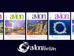 2008-2012 The historic covers of Avion Tourism Magazine