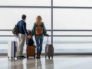 At London Gatwick, Edinburgh and Budapest baggage check-in is outside the airport