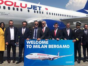 Milan Bergamo Airport: inaugurated AnadoluJet flight to Istanbul Sabiha Gokcen