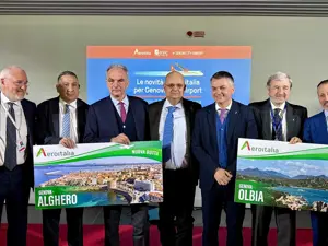 Aeroitalia vola da Genova ad Alghero, Olbia e Roma