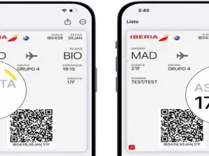 Your Iberia boarding pass is updated in real time