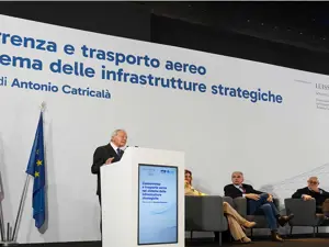 At Fiumicino airport, a discussion on the future of Italian air transport