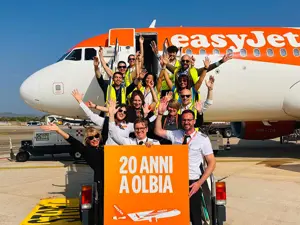 easyJet: 20 anni di voli su Olbia