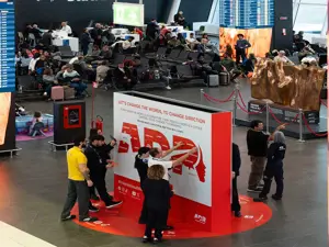 At Fiumicino airport a puzzle against gender stereotypes