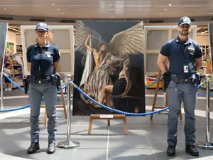 A Fiumicino la mostra della Polizia di Stato firmata Matteo Plini