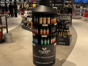 Classy Cocktails debuts in the Avolta duty free shops of Malpensa, Bergamo and Florence