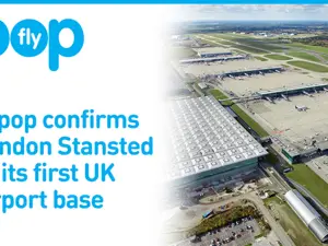 Flypop confirms London Stansted as its UK airport base