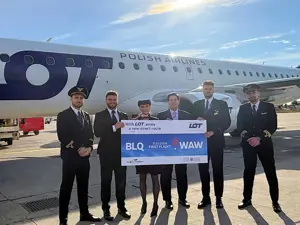 LOT's Bologna-Warsaw flight debuts