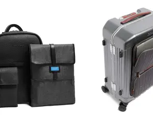 Accessori da viaggio Piquadro: le valigie PQLM e la pelletteria MATERIA