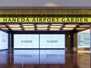 Shopping and relax at Haneda Airport Garden in Tokyo