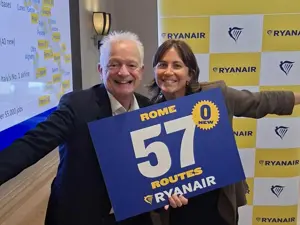 Ryanair conferma 57 rotte da Roma nell’inverno 2026