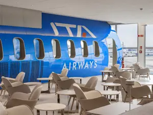 La Runway Lounge di ITA Airways a Milano Linate