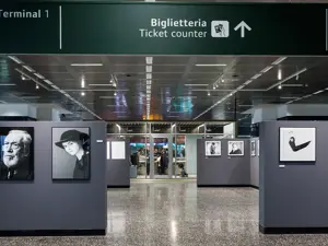 Gabriele Maria Pagnini's portraits on display at Malpensa