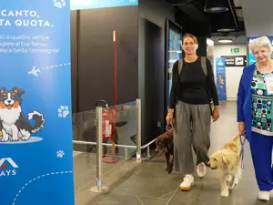 ITA Airways inaugura il primo volo pet friendly per cani di grossa taglia