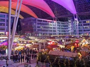 Winter magic at Munich Airport