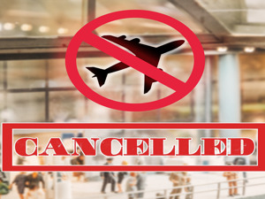 Canceled all flights from Ukraine airports