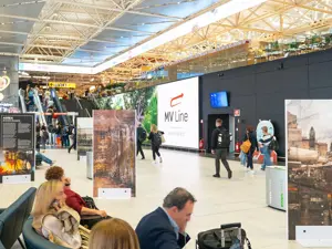 La mostra di Davide Bramante all'Aeroporto di Roma Fiumicino