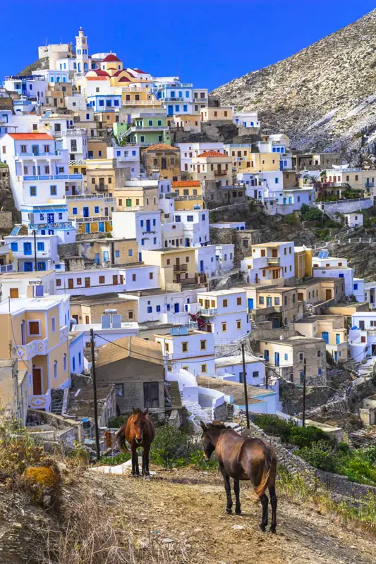 Karpathos. Villaggio tradizionale.