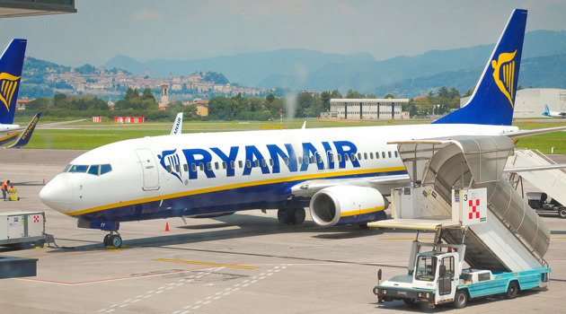 Nuove rotte Ryanair da Milano Bergamo