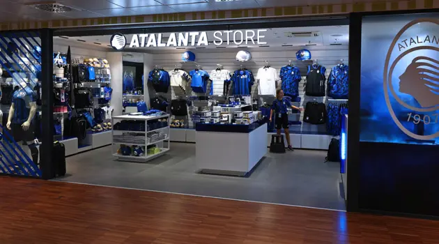 Atalanta Store all'aeroporto di Milano Bergamo