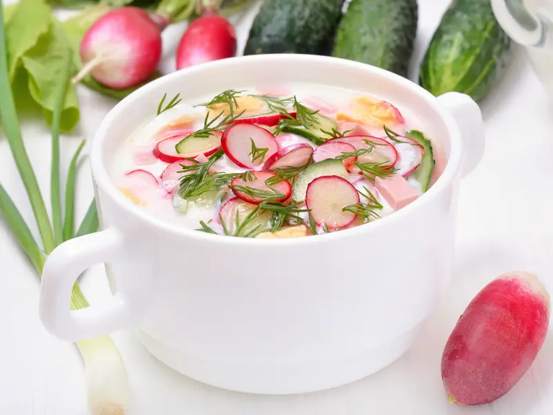 Okroshka soup