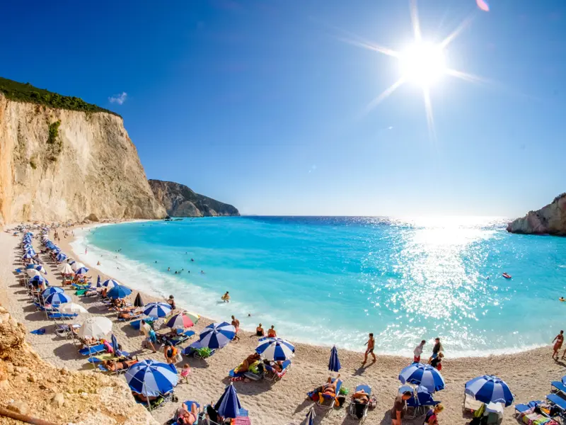 Lefkada. Porto Katsiki beach.