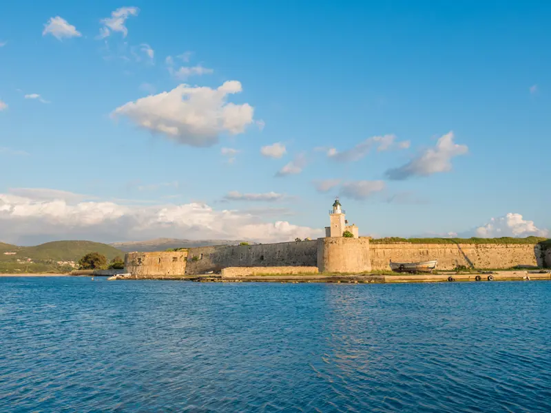 Lefkada. Castel of Aghia Mavra. 