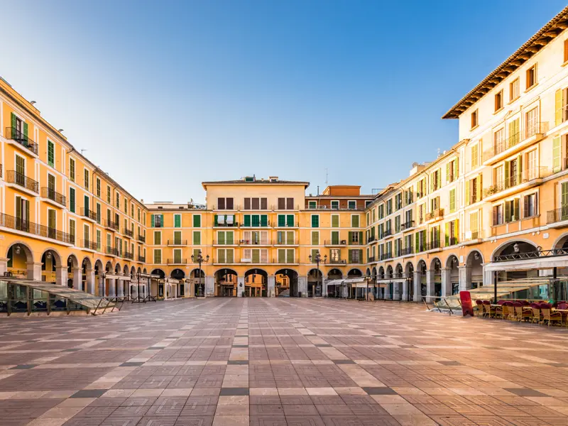 Palma di Maiorca. Piazza de Major.