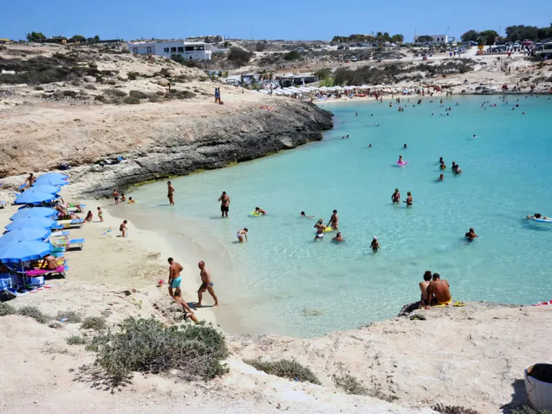 Lampedusa. Cala Croce.