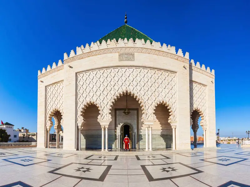 Mausoleo di Mohammed V, Rabat Foto: Copyright © Sisterscom.com /&nbsp;Depositphotos
