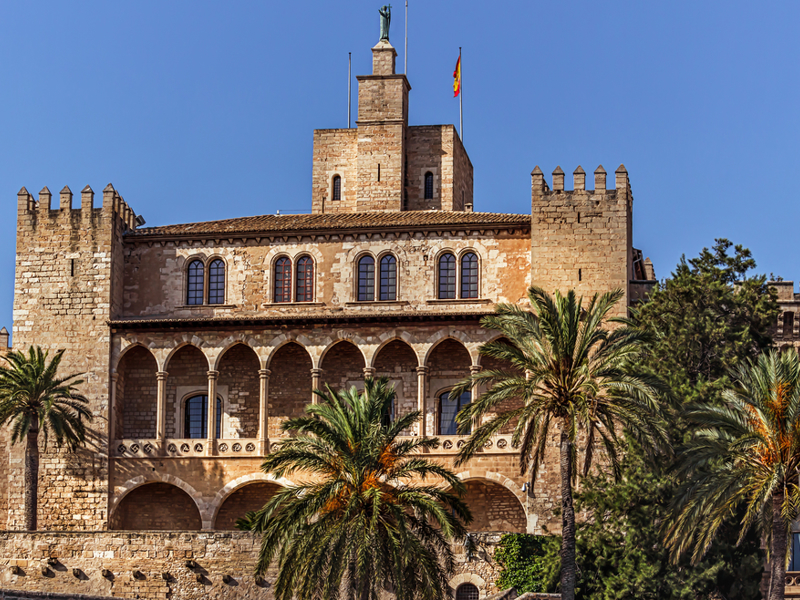 Palma di Maiorca. Palazzo reale dell'Almudaina.