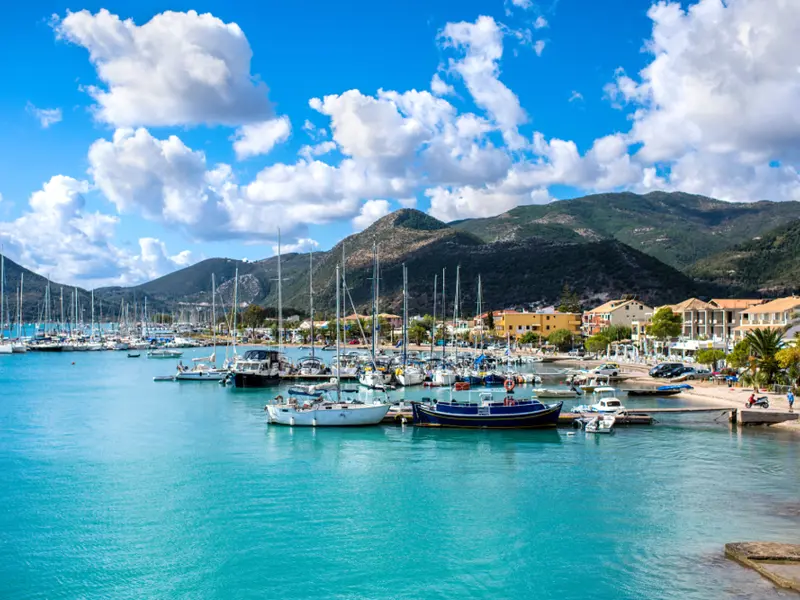 Lefkada. Port of Nidri.