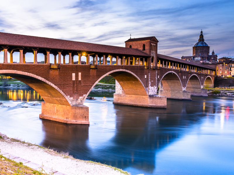 Pavia. Ponte Coperto.