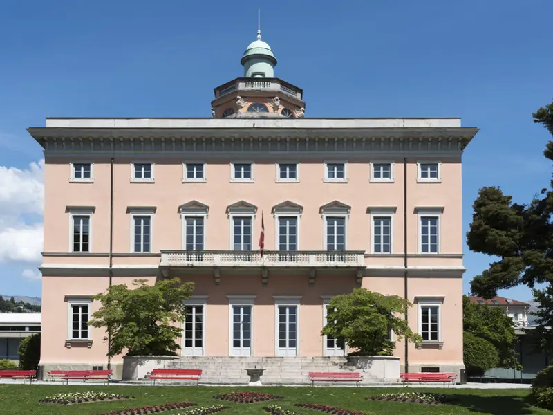 Lugano. The Villa Ciani. 