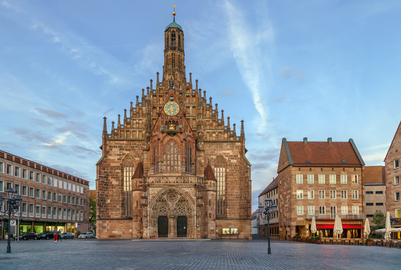 Nuremberg. The Church of Our Lady.