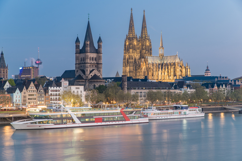Cologne. River Rhine.