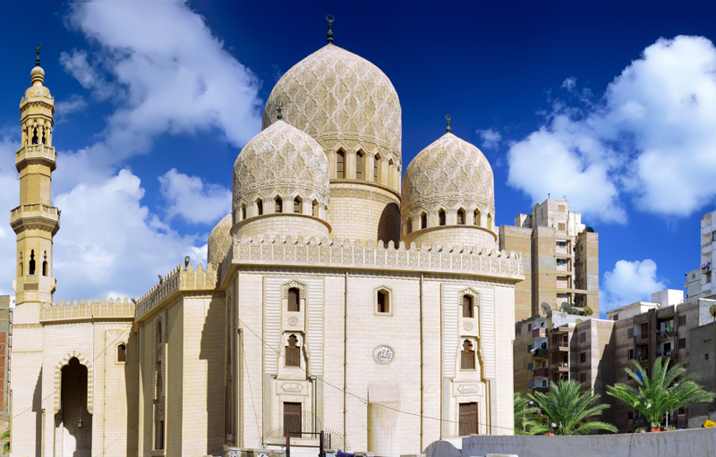 Alessandria d'Egitto. Moschea Abu Al-Abbas Al-Mursi.