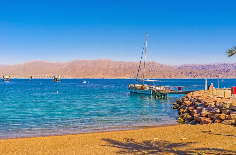 Eilat. Riserva Naturale Coral Beach.