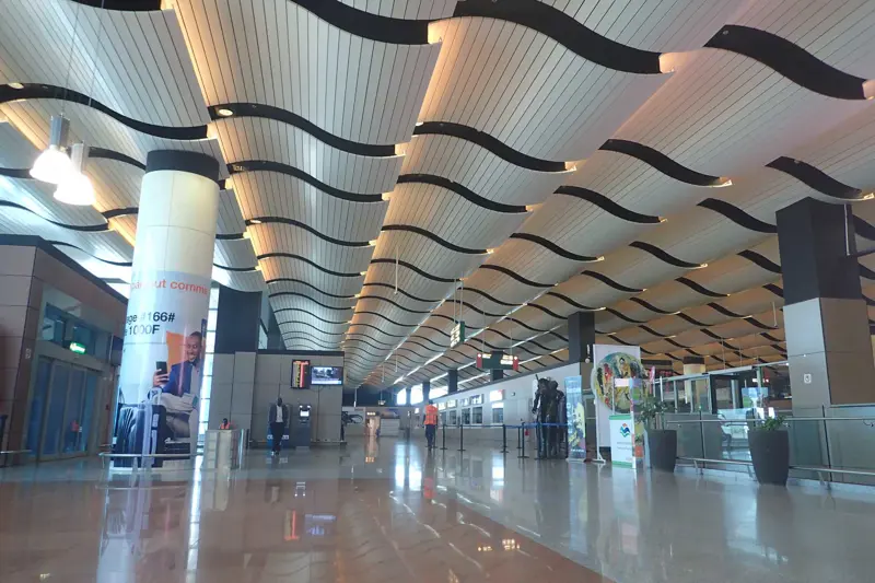 Blaise Diagne International Airport, Dakar, Senegal.