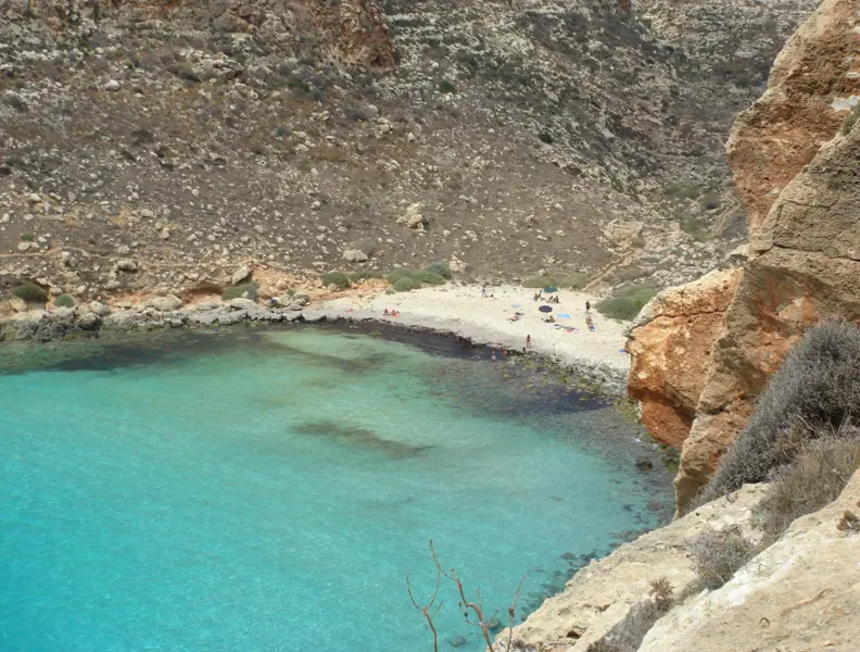 Lampedusa. Cala Pulcino.