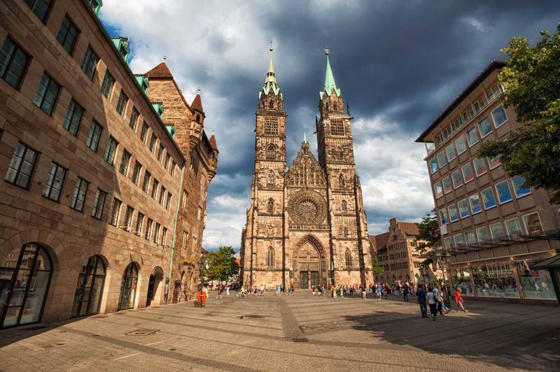 Nuremberg. The Church of St. Sebaldus.