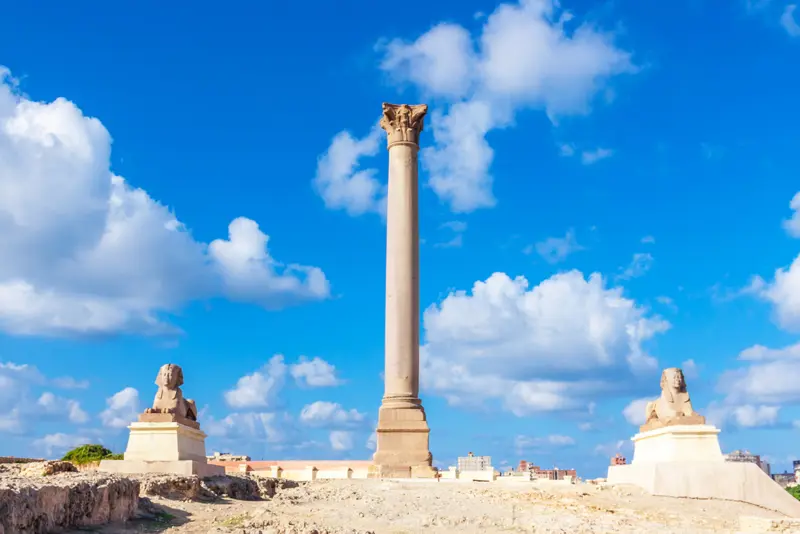 Alessandria d'Egitto. Colonna di Pompeo