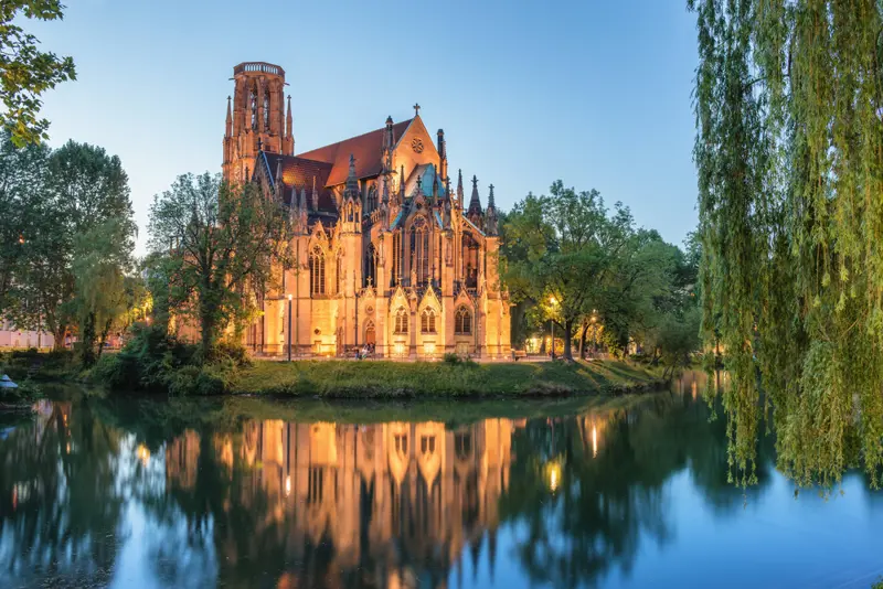 Stuttgart. St. John's Church.