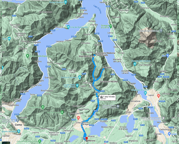 Itinerari sul Lago di Como